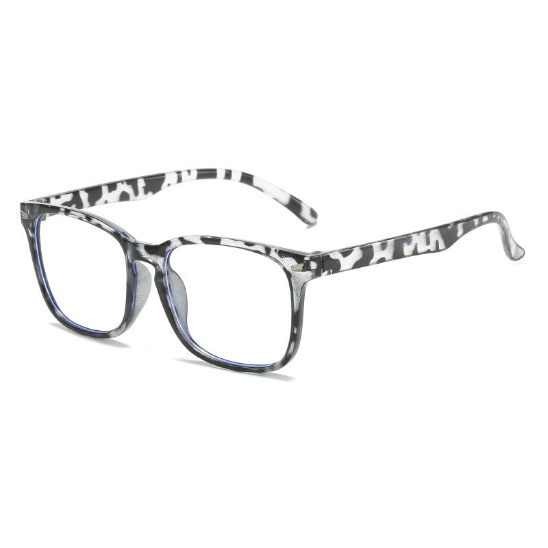 Anti-Blue Glasses Flat Glasses Women'S Square Glasses Myopia Glasses Frames