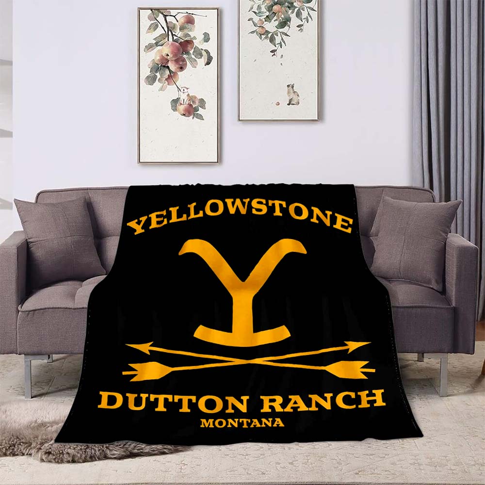 Nuovo Modello 2026 Coperta stampata Parco Nazionale di Yellowstone, adatta per divani e letti, è un regalo di compleanno e un ricordo ideale.