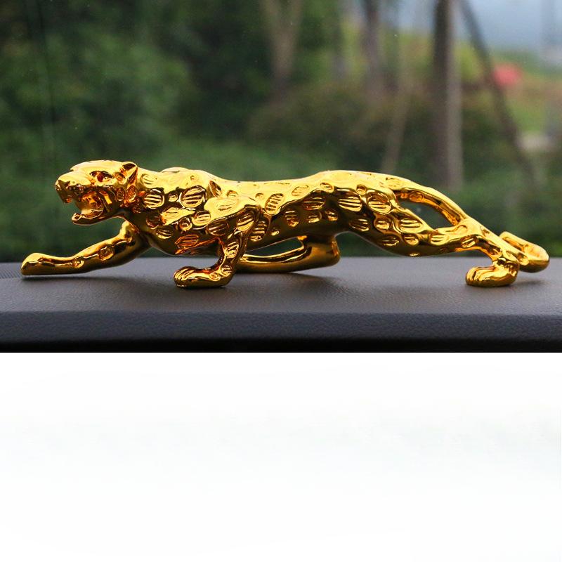 

Автомобильные украшения Деньги Личность Автомобиль Леопард Салон автомобиля Мощное украшение автомобиля Автомобильные украшения 31cm золотой
