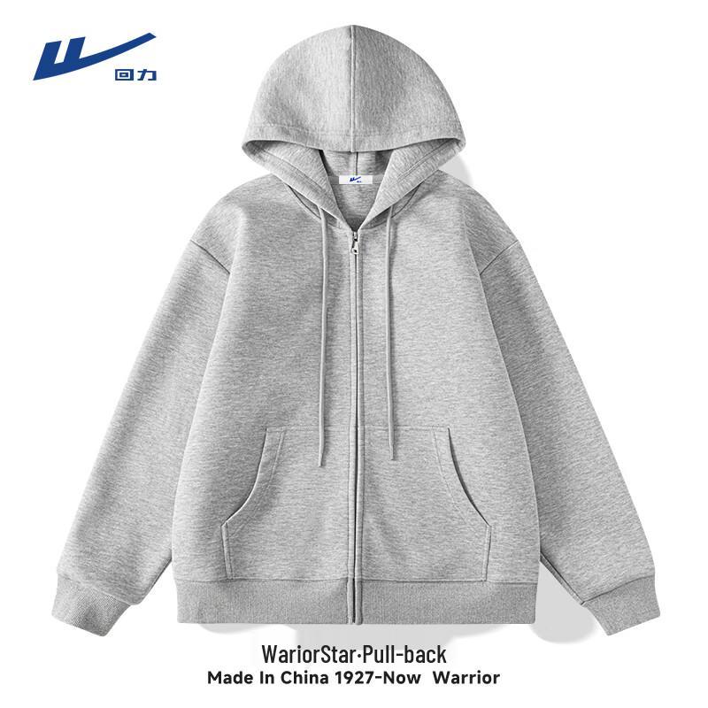 Warrior Men's Hooded Full-Zip Sweatshirt