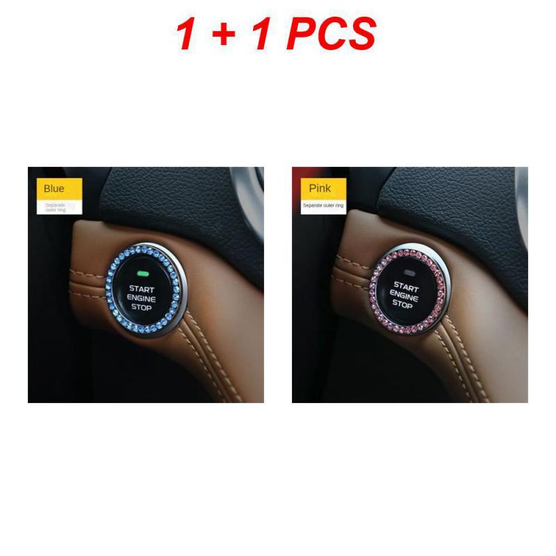 

2PCS Car Decoration Stickers Personality Creative Button Car Accessories