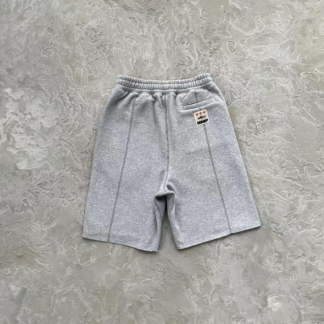 Corteiz Alcatraz Print Lockere Freizeit-Bermudashorts Medium gray