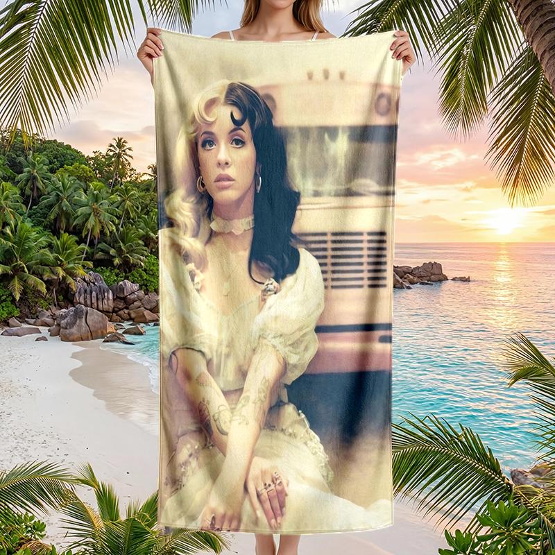 Melanie Martinez Fashion Beach Towel: Ideal for Summer Adventures Soft, Absorbent and Quick Drying Suitable for Swimming and Bathing