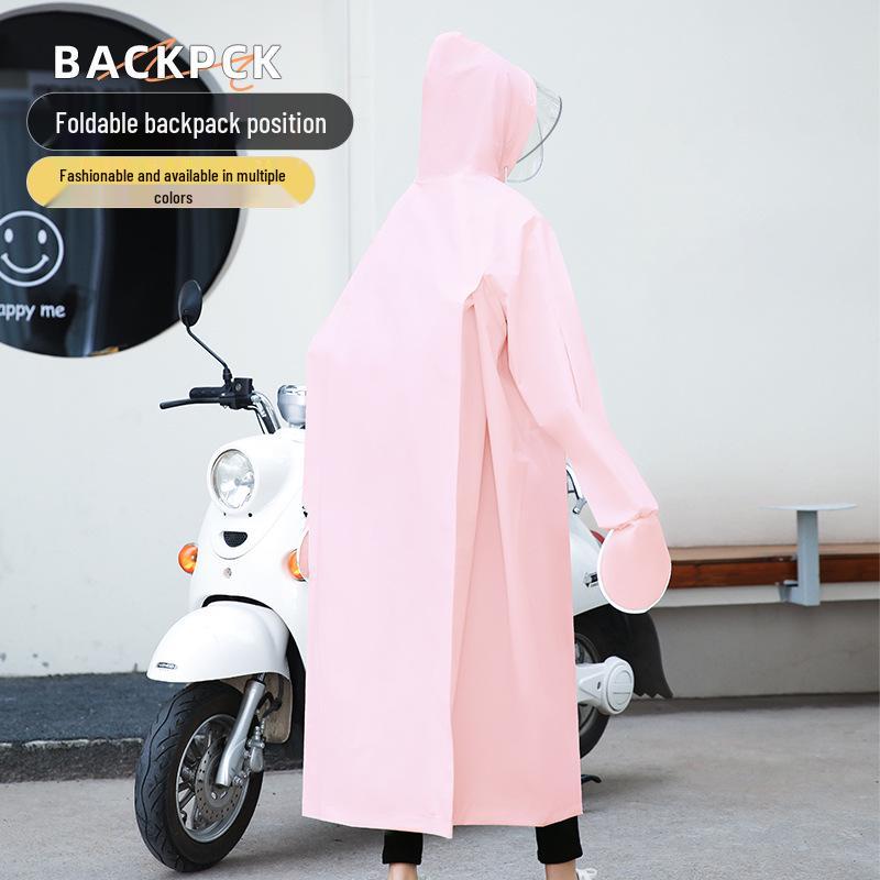 Zheng Yu Extra Long Full Body Raincoat for Outdoor Travel and Electric Vehicle Riders