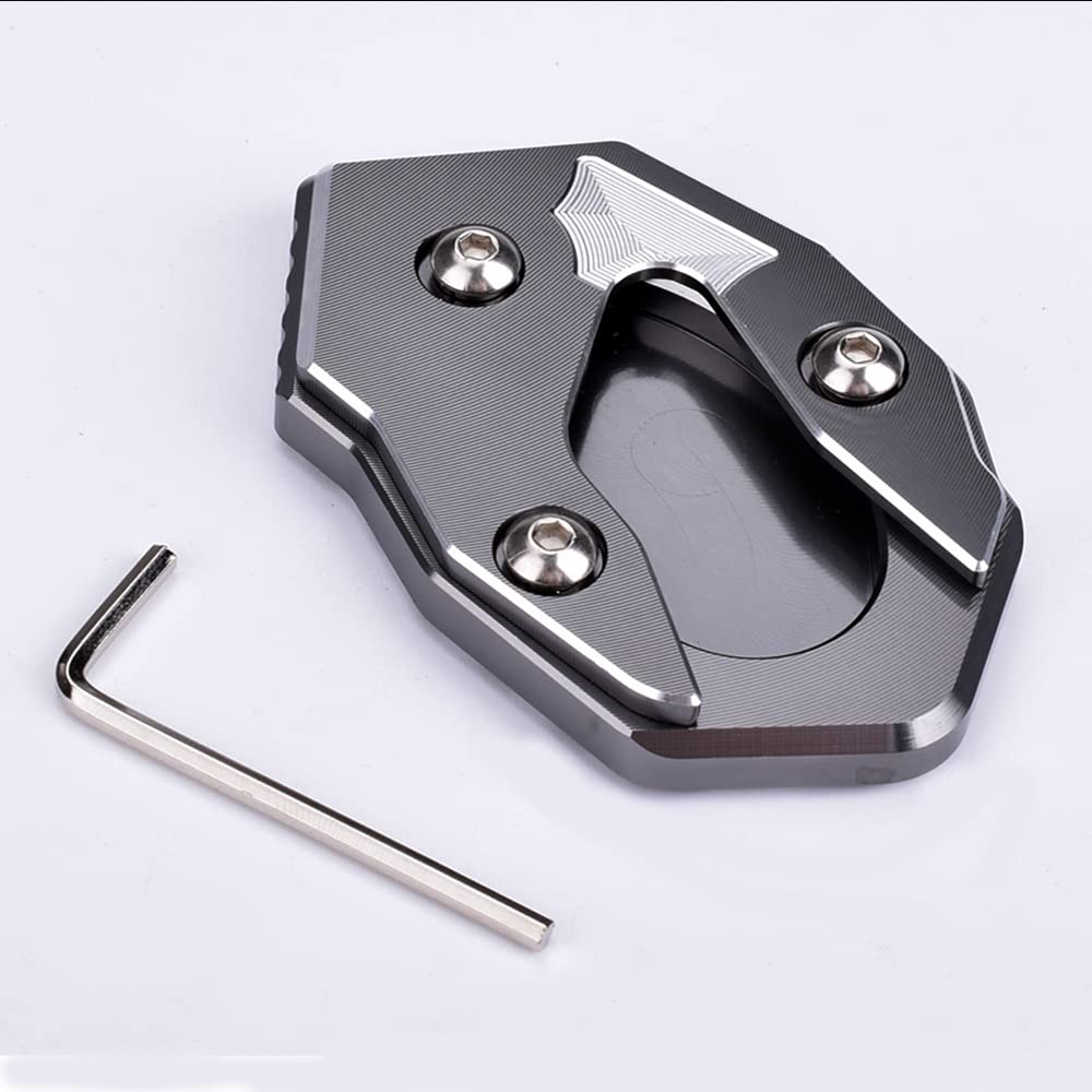 LEDISHUN Side Stand, Extended Plate Compatible with Kawasaki NINJA250, NINJA300, NINJA650, NINJA1000, ER4F, ZX6R,