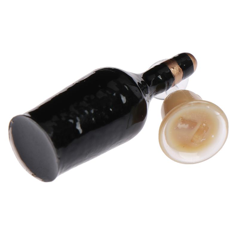 1/12 Puppenhaus Miniatur Weinflaschenset mit Tasse Simulation Getränke Modell Spielzeug