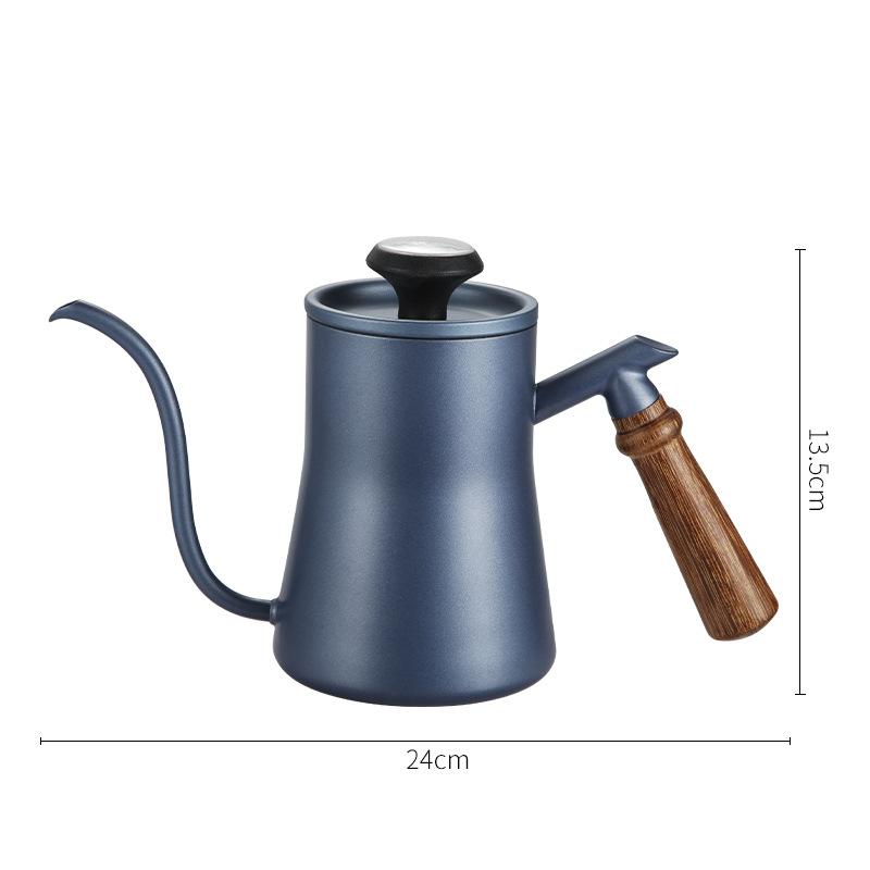 Mini Stainless Steel Coffee Pour-Over Kettle Teflon, Long Thin Spout with Temp Control for Drip/Filter Coffee Barista/Home KFS-030