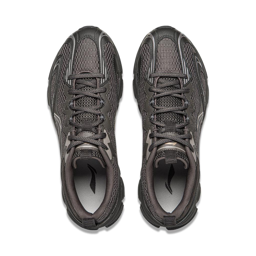 Li Ning Carefree V3 Cushioning Slip Resistant Abrasion Resistant Breathable Rebound Low top Running Shoes Men's Gray ARXW023-5