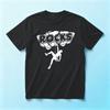 Retro Rocks Climbing Print Tshirt For Unisex Bold Climber Silhouette Casual Cotton Tee Rock Climbing Bouldering Humor Short Sleeve