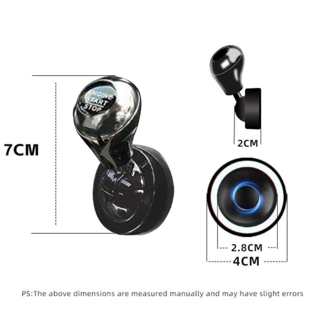 1PC Start Button Push Start Auto Ignition Button Cover Automotive One-Touch Button Rocker Car Engine Push Start Stop Lever