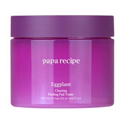 Papa Recipe Eggplant Clearing Peeling Pad Toner 255ml, 70 Stück, 1 Stück