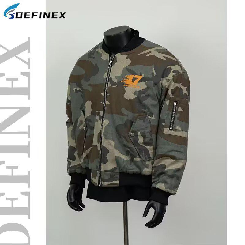 Men's Plus Size Japanese Style Camouflage Embroidery Jacket