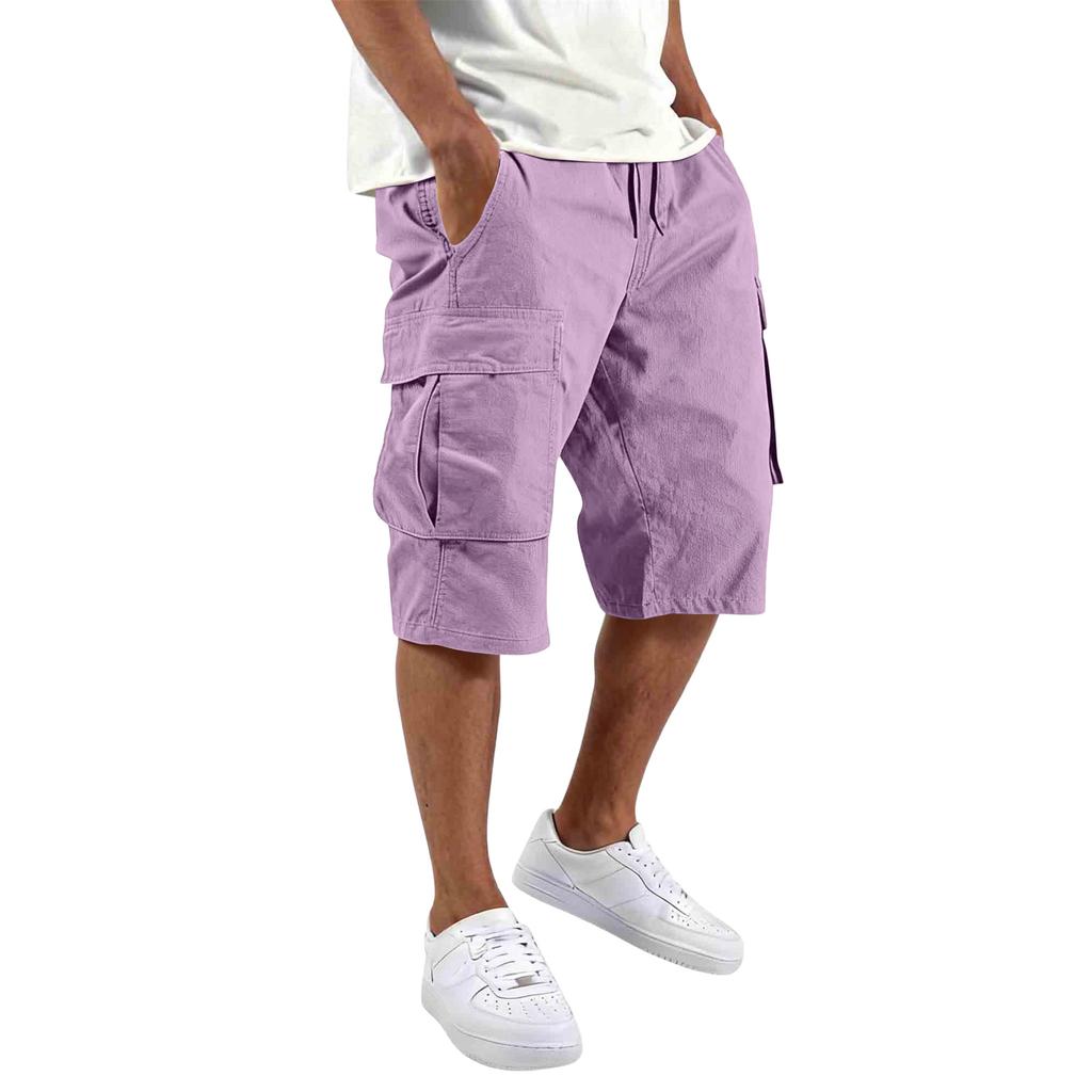 Herren Freizeitarbeit Shorts mit Kordelzug und Tasche