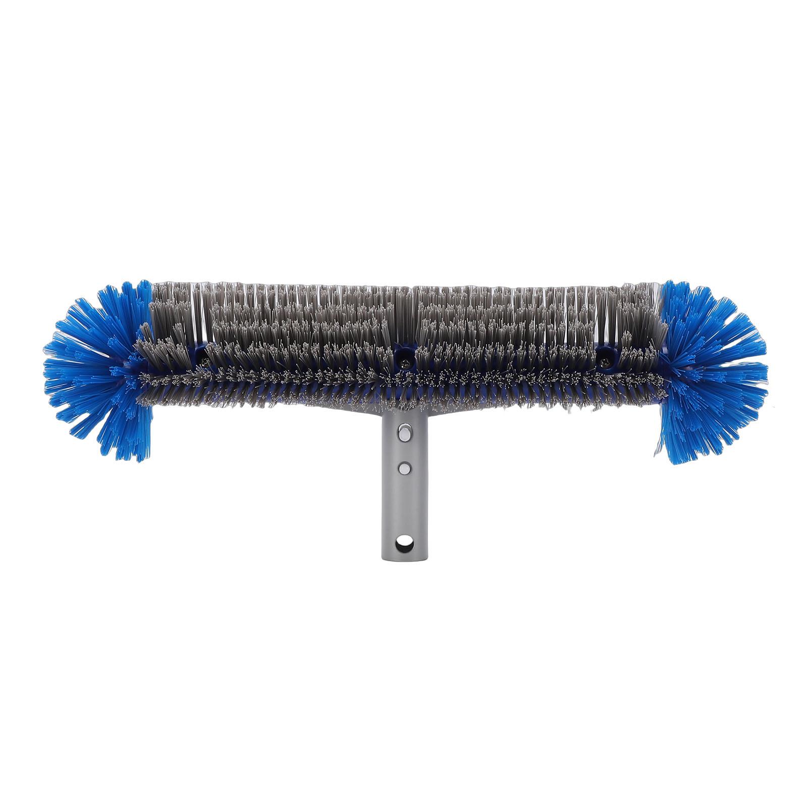 Koogeelife Pool Brush Head With Round Ends 18 Inch Nylon Bristles Swimming Pool Brush Head For Cleaning Pool Wall Floors Steps