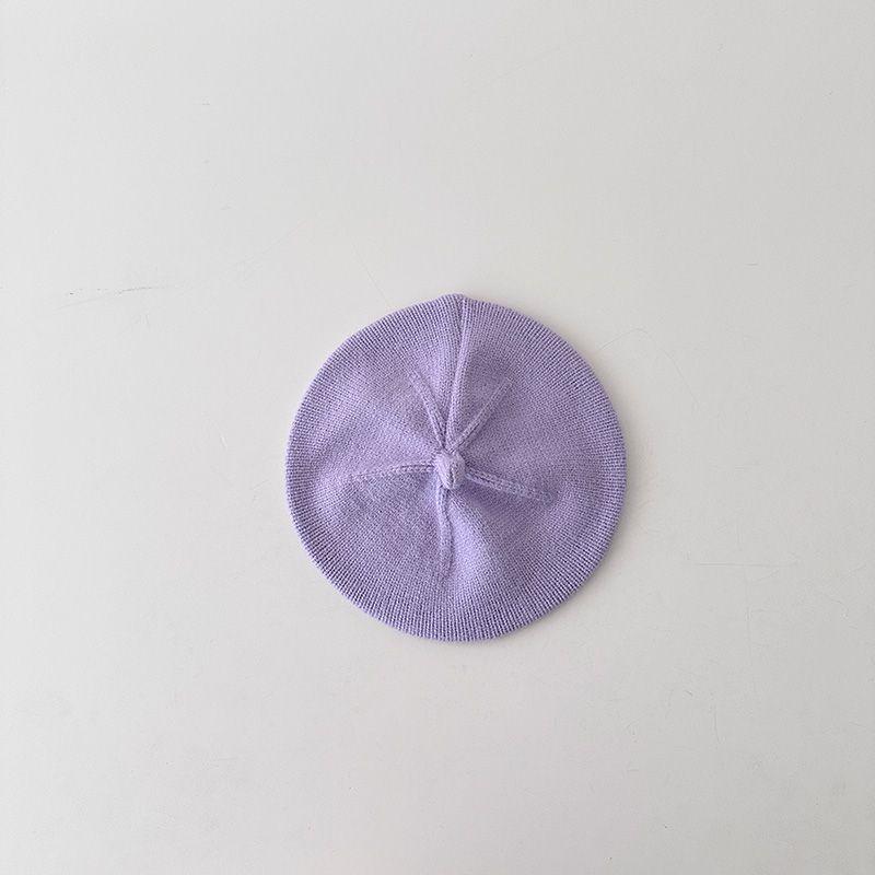 Unisex Wool Knitted Baby Beret - Thin Style for Spring & Autumn