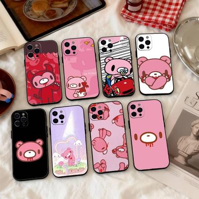 CUTE G-GloomyS Cartoon B-Bear   Phone Case Silicone Soft For IPhone 17 16 15 14 13 12 11 X XR Plus Pro Max Plus