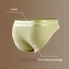 Men Briefs Mid-rise Elastic Waistband Solid Color U-Convex Panties High Elasticity Soft Breathable Slim Fit Underwear