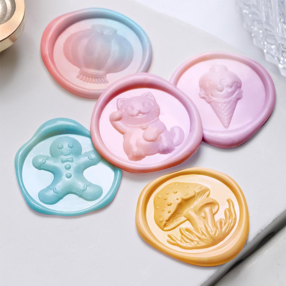 R# 25mm Copper Head 3D Relief Stamps Print Head DIY Manual Account for Wedding C
