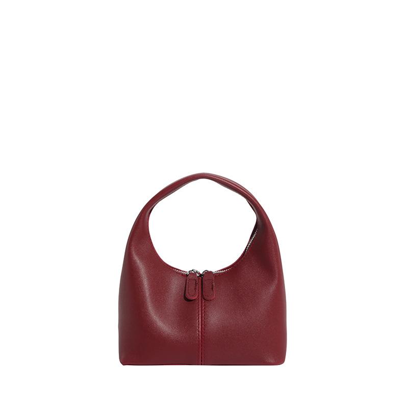 Trendy Korean handbag, women's bag, autumn new spliced commuter bag, versatile casual dumpling bag