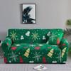 1pc Christmas Sofa Slipcover Stretch Non-slip Sofa Cover Festical New Year Xmas Couch Cover Universal Sofa Protector Home Decor