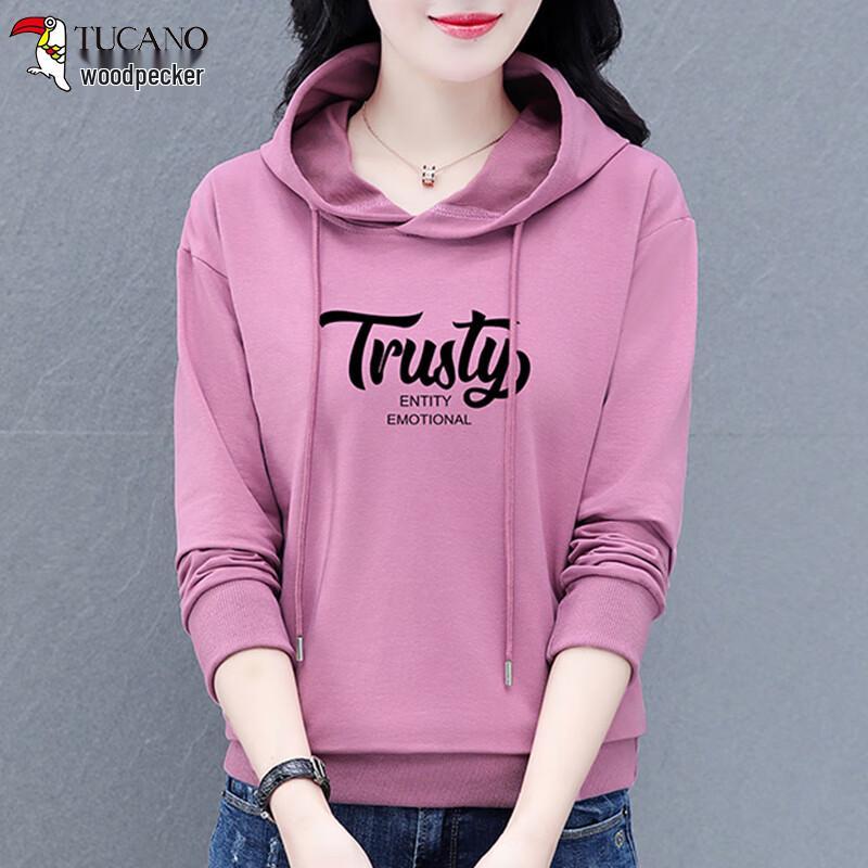 Women's Casual Long-Sleeve Hooded Sweatshirt