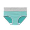Plus Size 5XL High Waist Hip-Lifting Solid Color Cotton Briefs