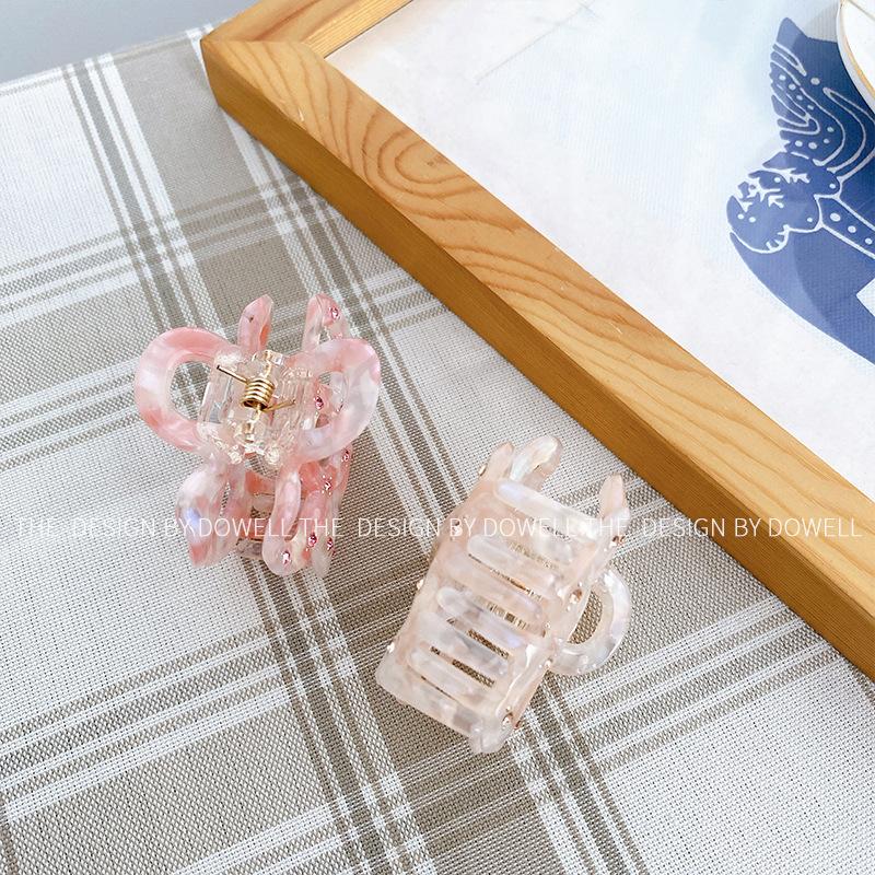 Eyecatching Flower Colorful Hair Claw Clip With Luxurious Detailing Rhinestone