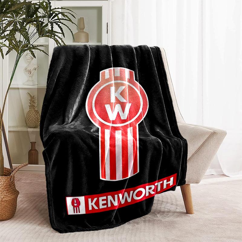 1pc Blanket - Kenworth LOGO Print Design, Lightweight Blanket for Sofa, Bed- Soft &Warm, Gift for All Seasons