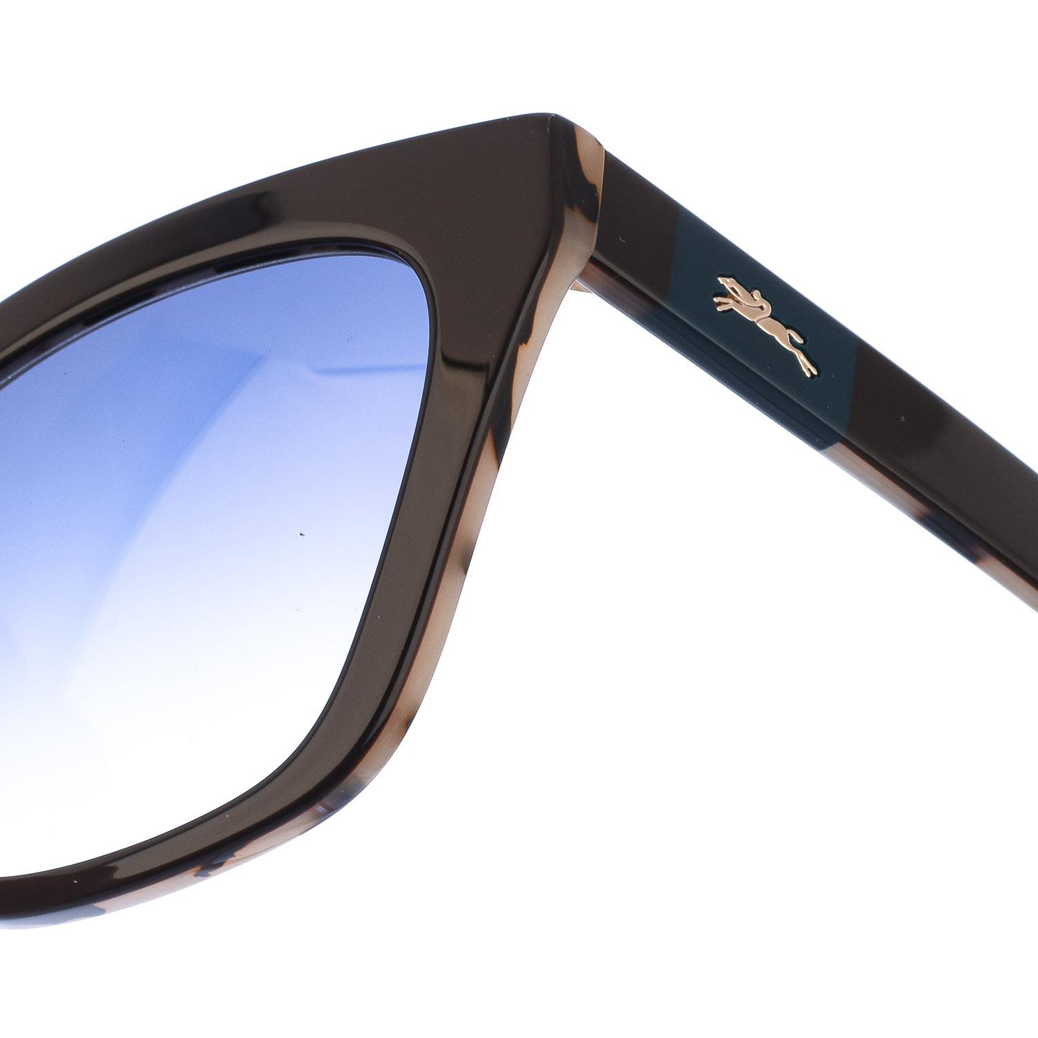 Longchamp Women\'s LO715S Cateye Frame Sunglasses Black Acetate Square Logo NWT LO715S Sunglasses - Longchamp Authorized Retailer  main image 3