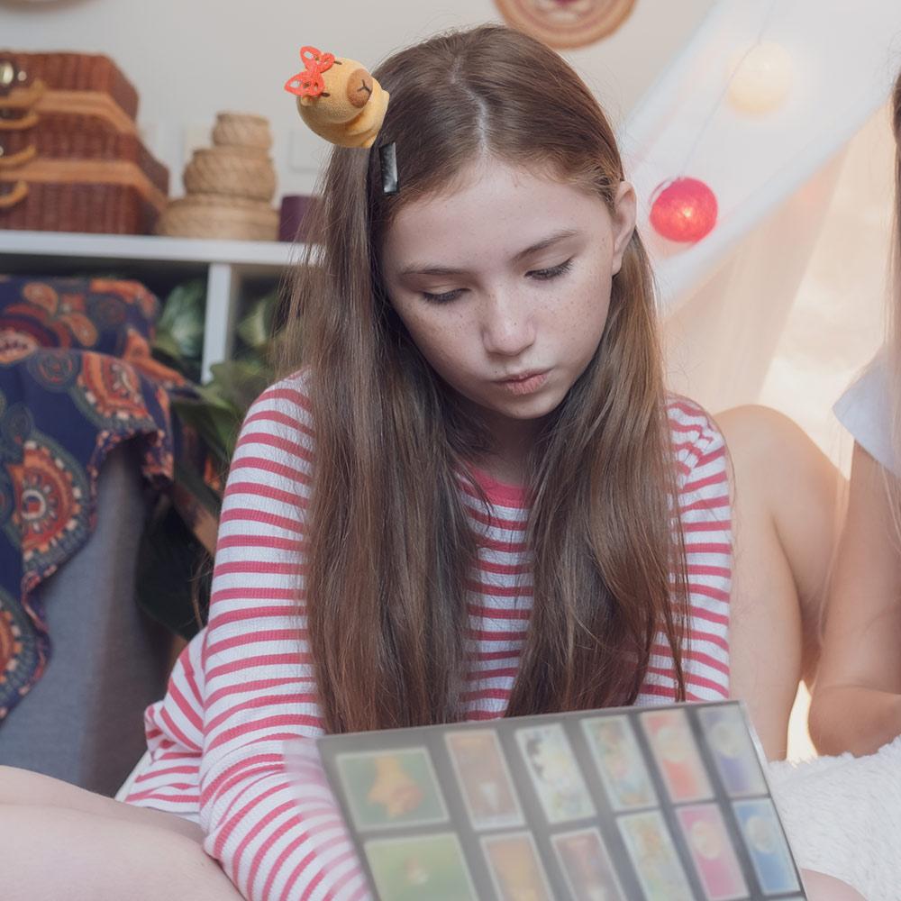 6 Stück 3D Plüsch Haarspange Capybara Haaraccessoires Kawaii Kinder Kopfschmuck Schnabelklemme Partygeschenk