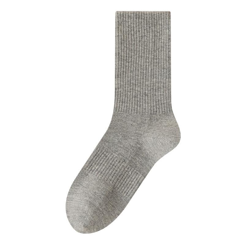 Woolen Socks, Thickened Warm Stockings, Autumn and Winter Women's Socks, Non-constricting, Stacked Mid-calf Stockings