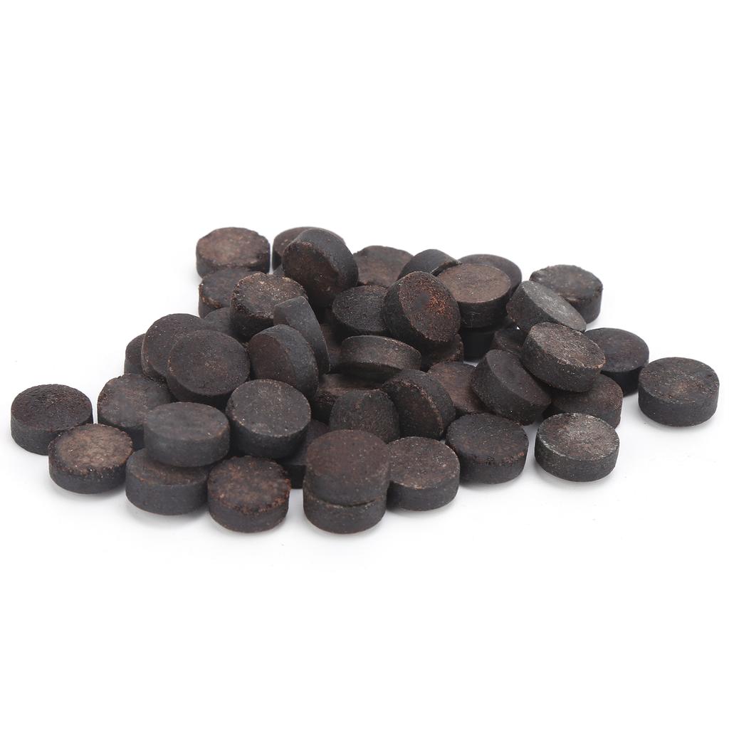 50pcs/box 12mm Cue Tips Kit Snooker Red Leather Cue Stick Tips for Pool Eight Nine Ball