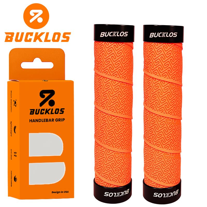 BUCKLOS Mtb Grips Ultralight Mountain Bike Grips Bicycle Handlebar Tape Grip Lock on AM BMX Mtb Cuffs Bicycle Handle Bike Part