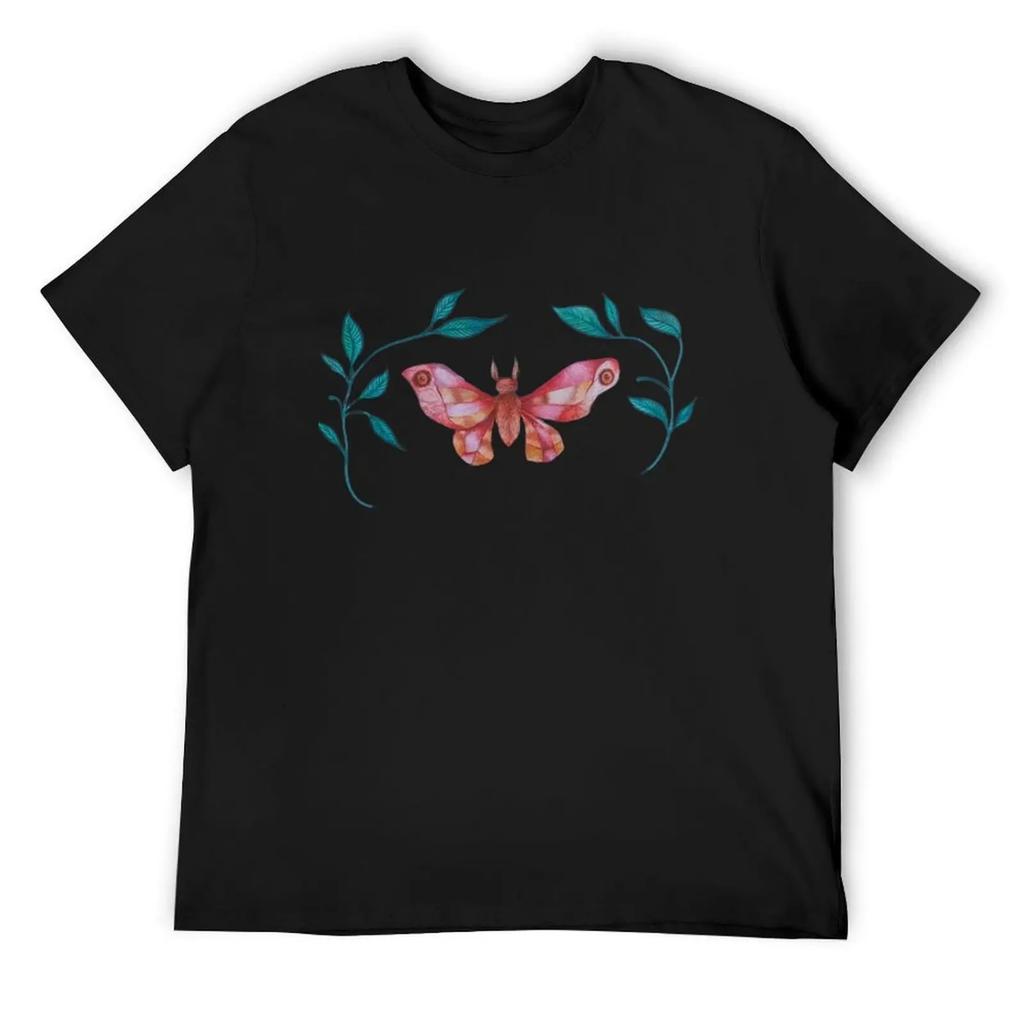 Butterfly with Plants Leaves T-Shirt custom t-shirts new edition valentines clothes man clothes Men's clothing