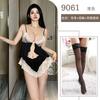 Sexy Clothes Pure Desire Front Open Placket Suspenders Shorts Two-piece Set Lace Sexy Temptation Set