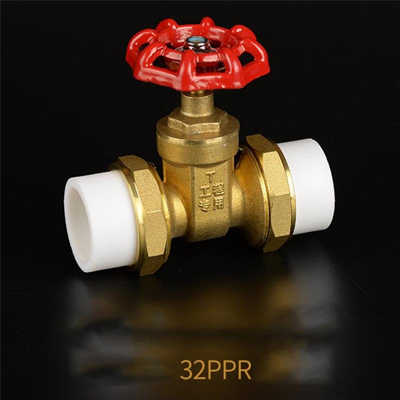 A03F-PPR Gate Valve Hot Melt Double Union Tap Water Pipe Switch