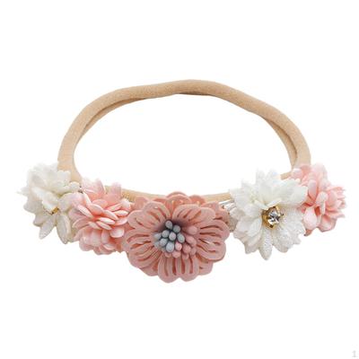 Headwear Stretchable Turban Accessories Hair Band for Newborn Toddler Carnival Family Photography