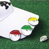 Clip per cappello da golf Segnalini da golf Magnetici staccabili Lega di zinco Antiruggine Etichette per palline Regali per cintura tasca