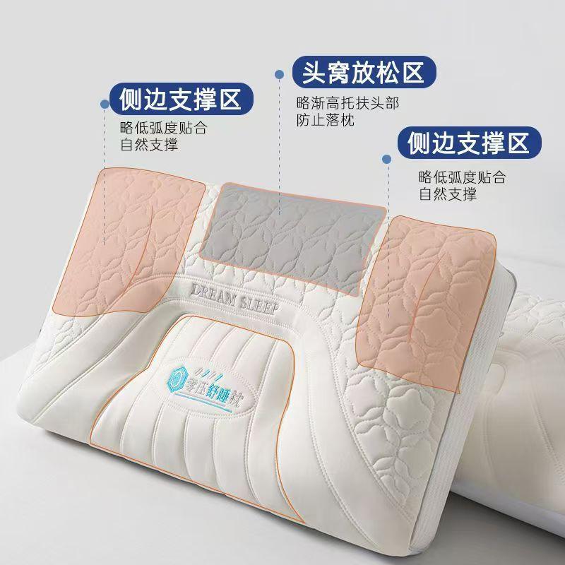 Memory Foam Alternative Pillow Neck Support Sleep Aid Adult Student Dorm Bedding Set With Cover