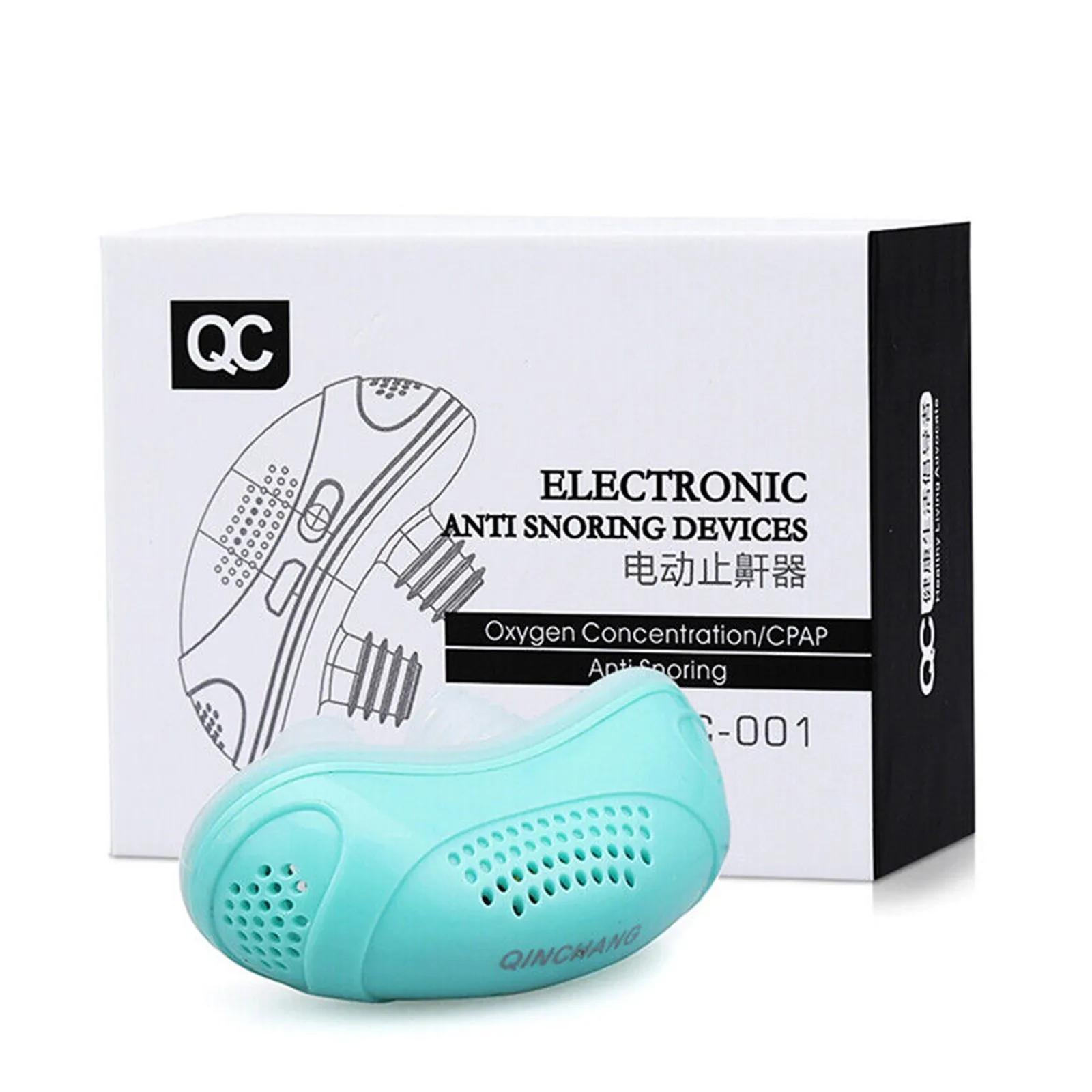 

Электрическое устройство против храпа, зажим для носа, устройство против храпа, устройство для помощи при бессоннице и дыхании во сне зелёный