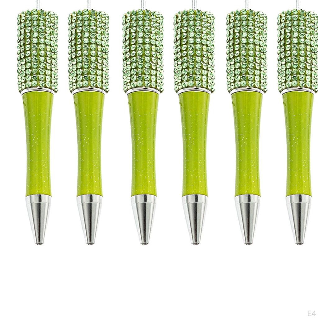 10x Penna a sfera con perline assortite per penne da diario per premiare l'aula di disegno