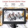 HAYEAR 26MP 7-inch Screen Digital Microscope Camera Set with Microphone Arm Stand and 150x Lens for Education, Scientific Research, Laboratories,