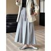 Spring Korean-Style High-End A-Line Pleated Midi Skirt Suit - Juzhi 2551-1