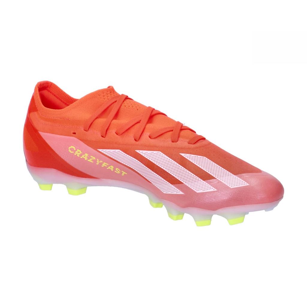 Adidas X Crazy Fast Pro Soccer Cleats for Dirt and Artificial Solar Solar Yellow Size (HG/AG) Turf, MCO93, Red/Footwear White/Team (IF0676), 27.5cm