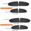 For Tesla Model Y Juniper/6-seater Model YL, Front and Rear Door Armrest Pads, Hand Support Height Pads, 4pcs