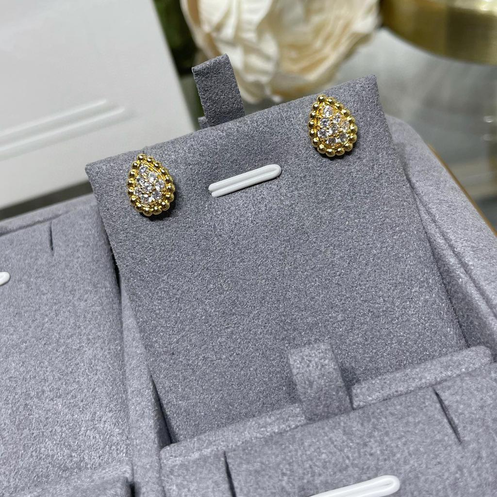 Hot Brand Vintage Earrings for Women Luxury Jewelry Fashion Water Drop Designer Eardrop Pure 925 Sliver Party Stud Earrings