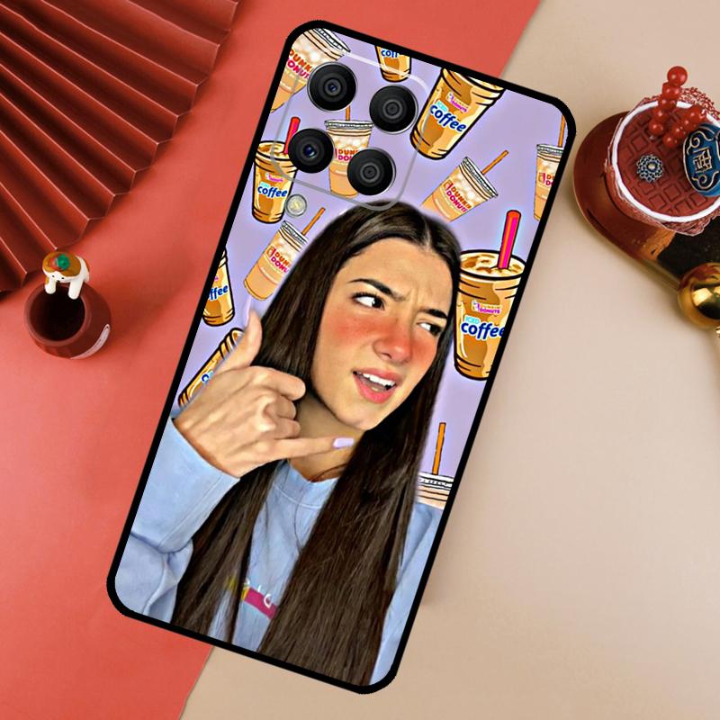 

charlie damelio For Samsung Galaxy M21 M33 M53 M13 M12 M32 M52 M11 M31 M35 M55 M15 M14 M34 M54 M06 M16 Case Samsung M22
