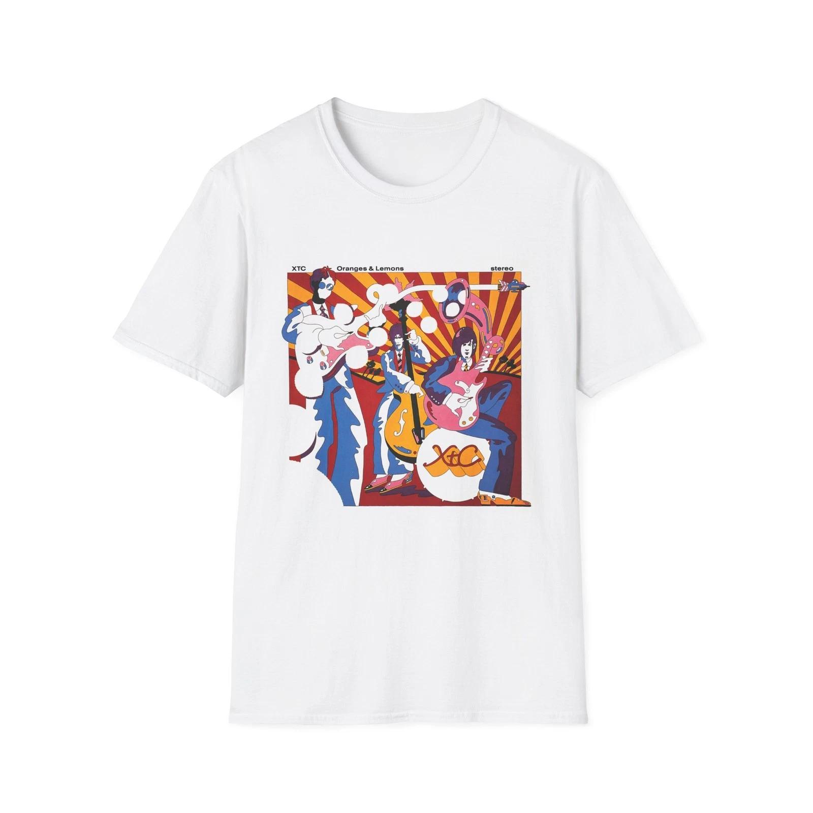 

XTC Oranges and Lemons Unisex Adult T-Shirt Unisex Heavy Cotton Tee 3XL