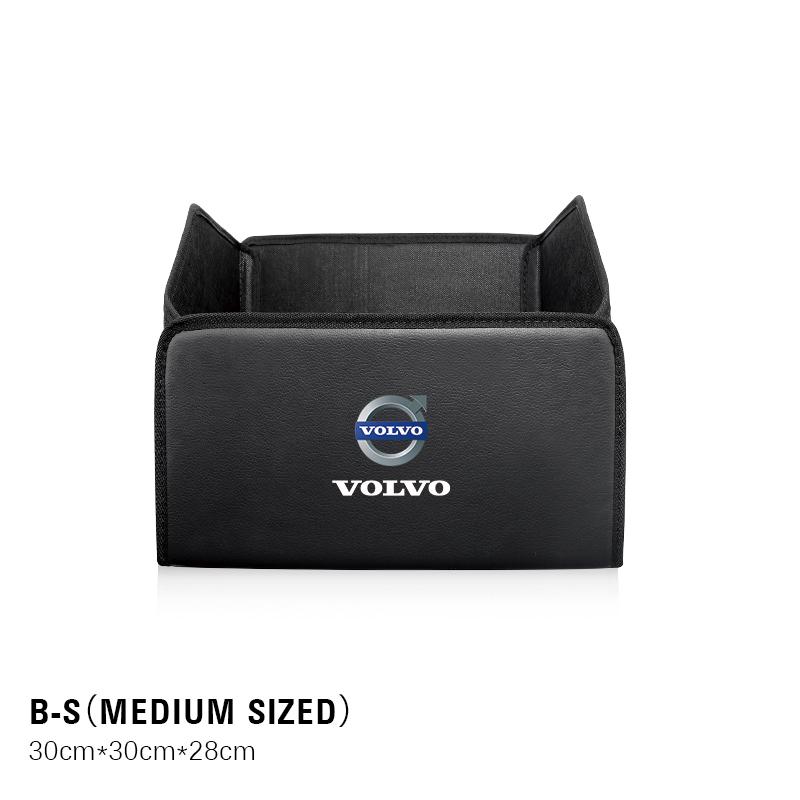

Volvo Car Trunk Leather Storage Box Foldable Auto Organizer Bag For Xc60 Xc90 V40 V60 S60 V50 V90 S80 C40 XC40 V70 XC70 C30 C70