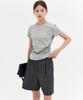 Lugkaeseuteu Zeze Unblance T-Shirt / Zeze Unblance T-Shirt_6Colors